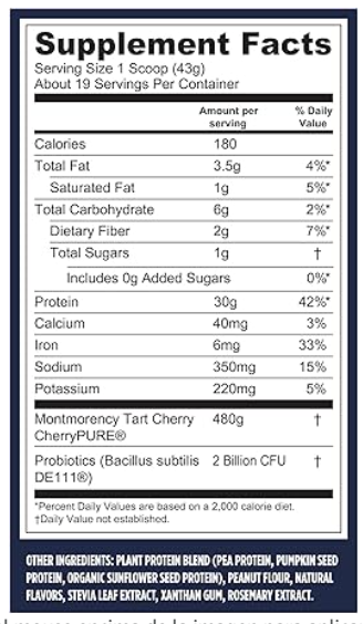 Vega Sport Proteína, Mantequilla de cacahuate, Large Tub