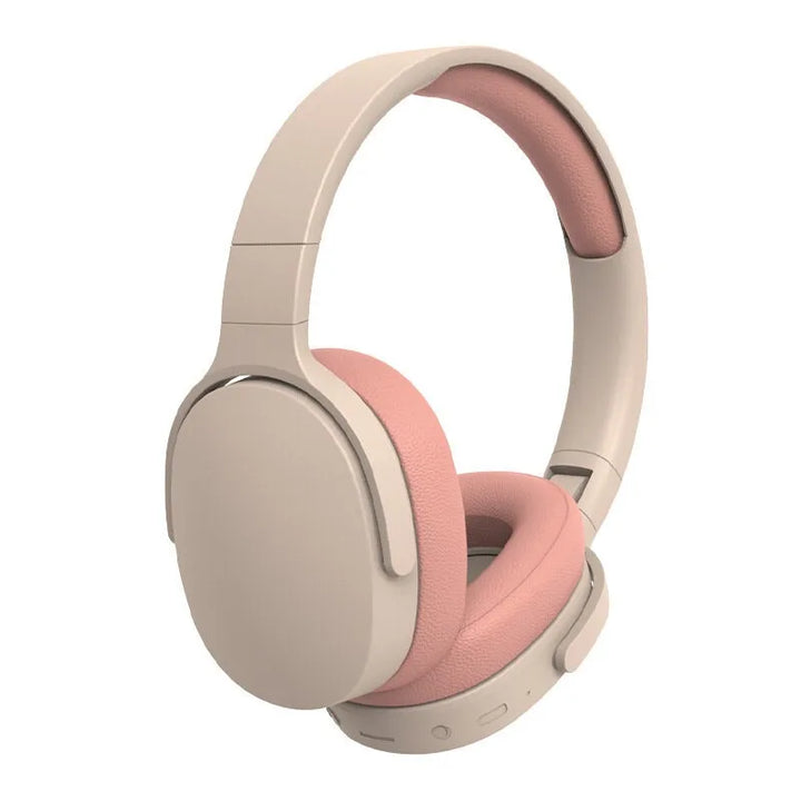 #P2961 Audífonos inalámbricos Bluetooth 5.3 sobre la oreja HIFI estéreo, ideales para deportes, con reproducción de música TF/AUX y micrófono HD.