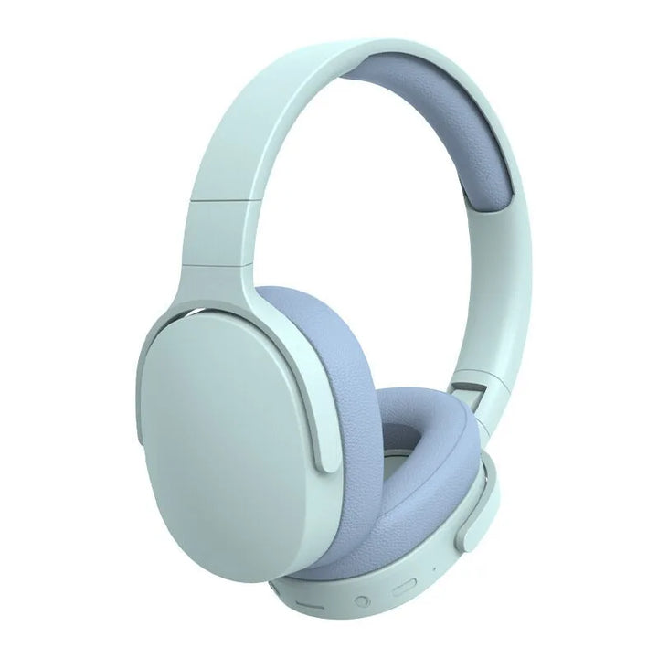 #P2961 Audífonos inalámbricos Bluetooth 5.3 sobre la oreja HIFI estéreo, ideales para deportes, con reproducción de música TF/AUX y micrófono HD.